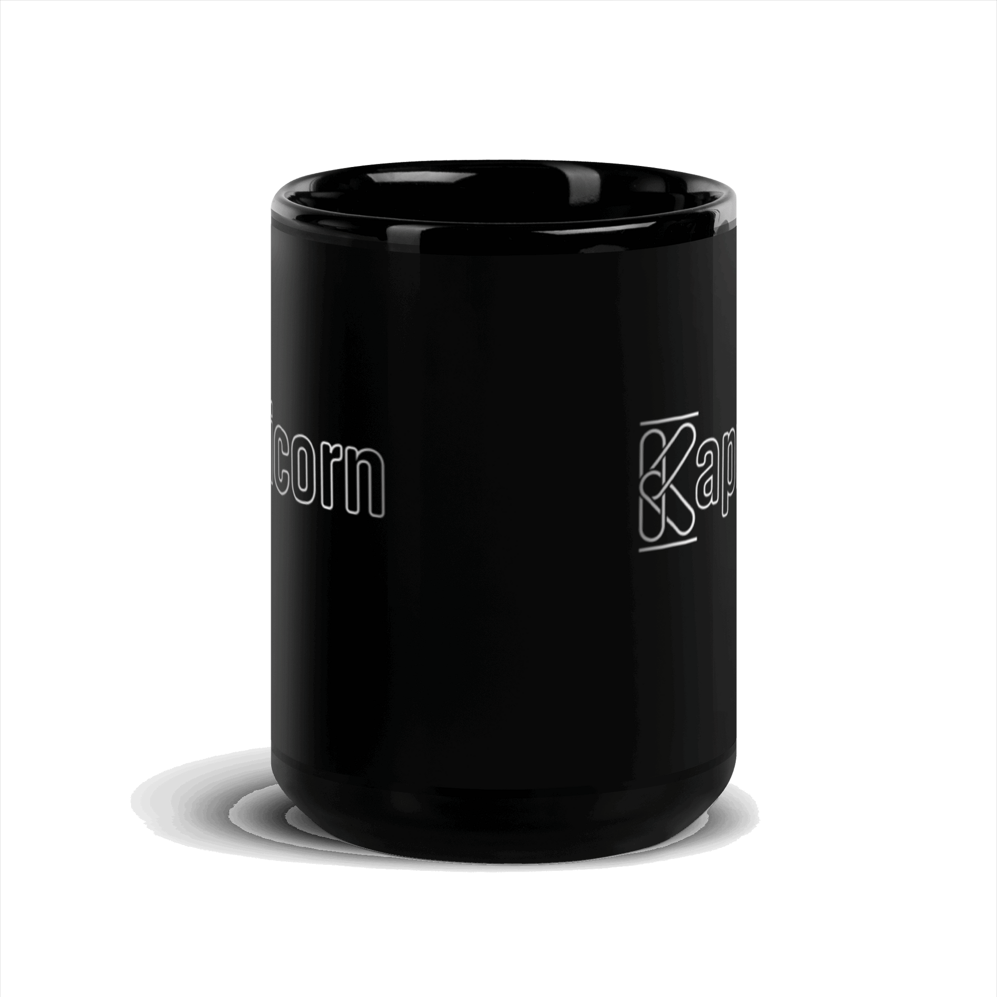 Kapricorn Black Glossy Mug KimUnity Soulutions 