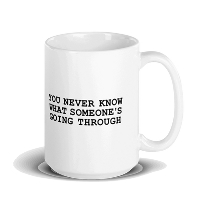 Be Mindful White Glossy Mug