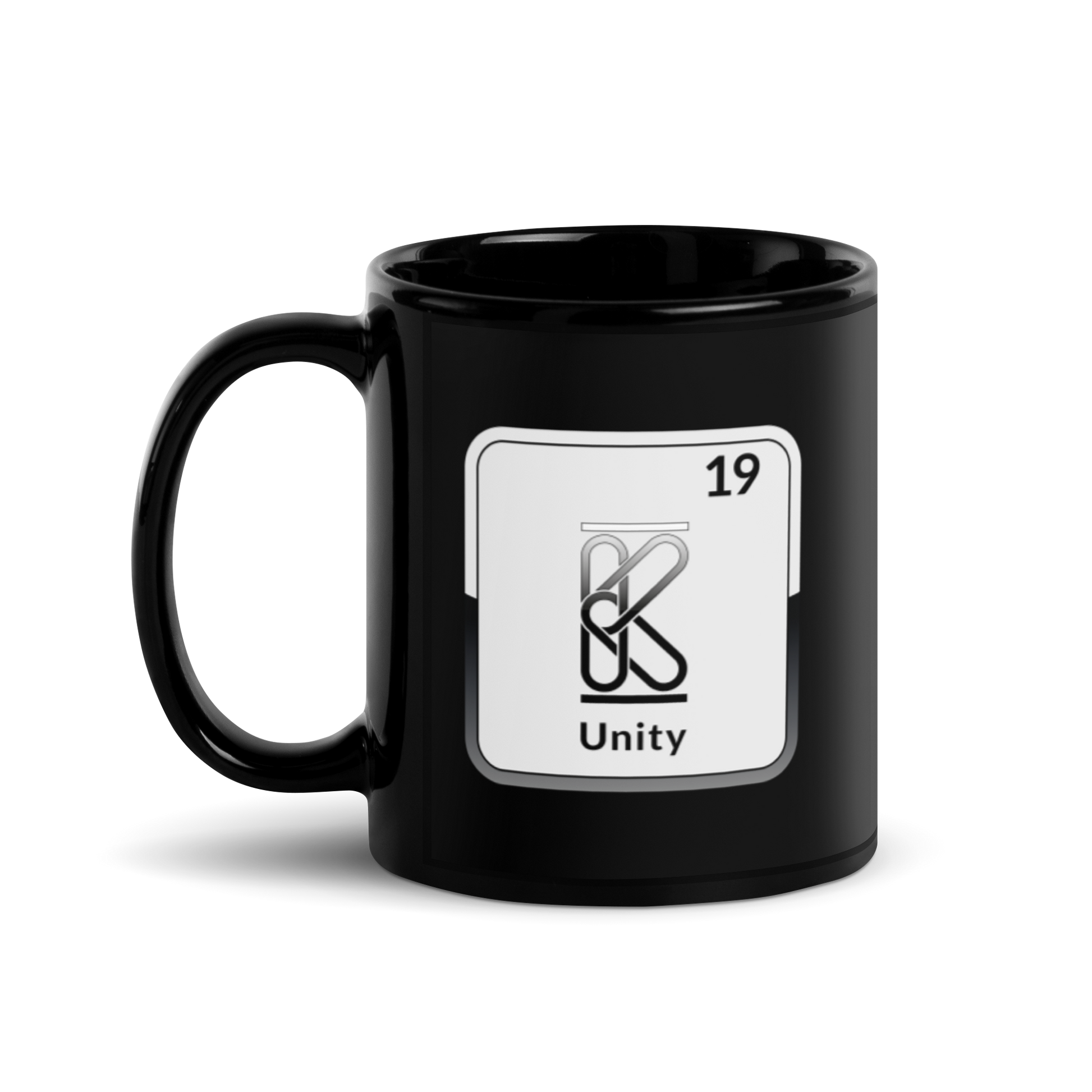 The K Element Black Glossy Mug KimUnity Soulutions 
